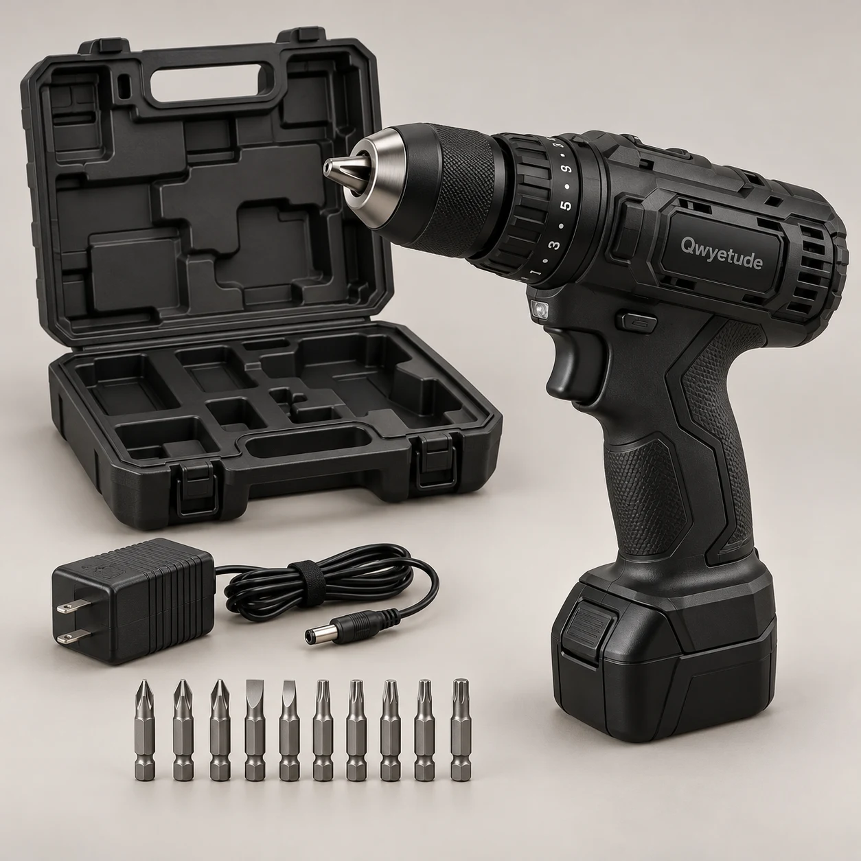 Rail 12V Drill Kit in Graphite